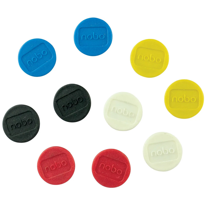 Magnets 24 mm 10-pack Colour mix in the group Hobby & Creativity / Organize / Home Office at Pen Store (132305)