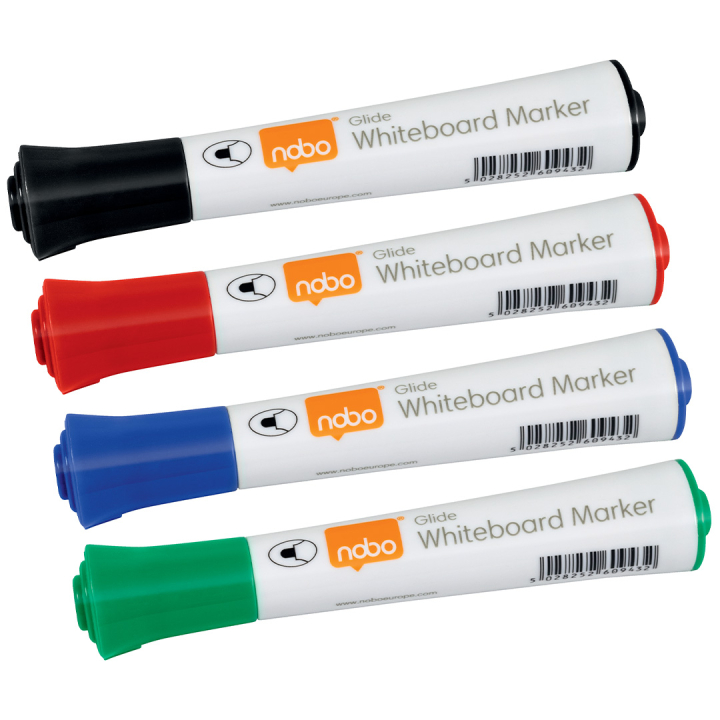 Whiteboard marker Glide Round 4-set in the group Pens / Office / Whiteboard Markers at Pen Store (132384)