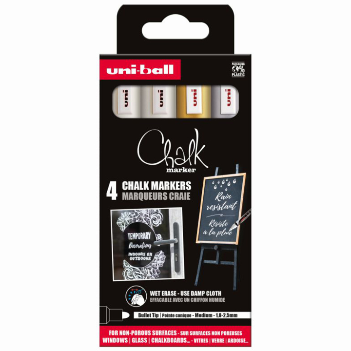 Chalk Marker PWE-5M 4-set No 3 in the group Pens / Office / Markers at Pen Store (132737)