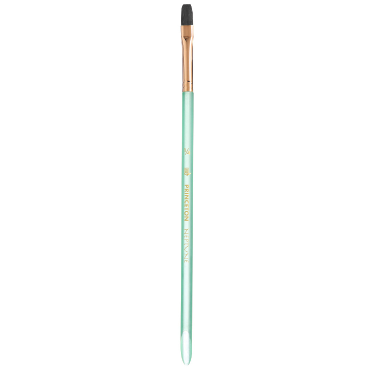 Neptune Synthetic brush short handle Aquarelle Flat size 1/4 in the group Art Supplies / Brushes / Watercolor Brushes at Pen Store (132771)