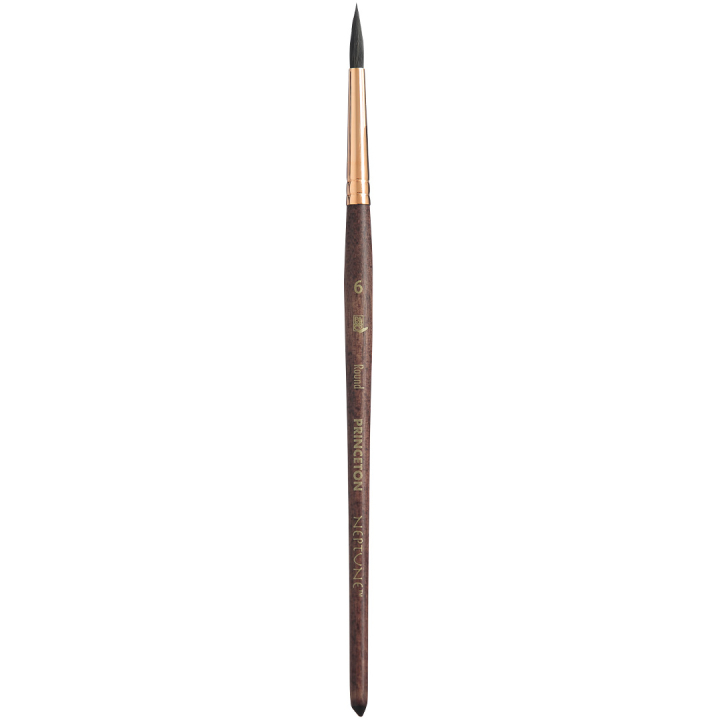 Neptune Synthetic brush short handle Round size 6  in the group Art Supplies / Brushes / Watercolor Brushes at Pen Store (132774)