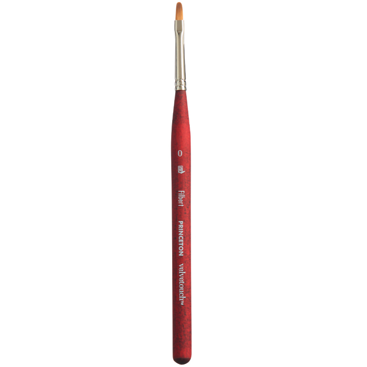 Velvetouch Synthetic Brush short handle Mini Filbert St 0 in the group Art Supplies / Brushes / Acrylic Brushes at Pen Store (132837)