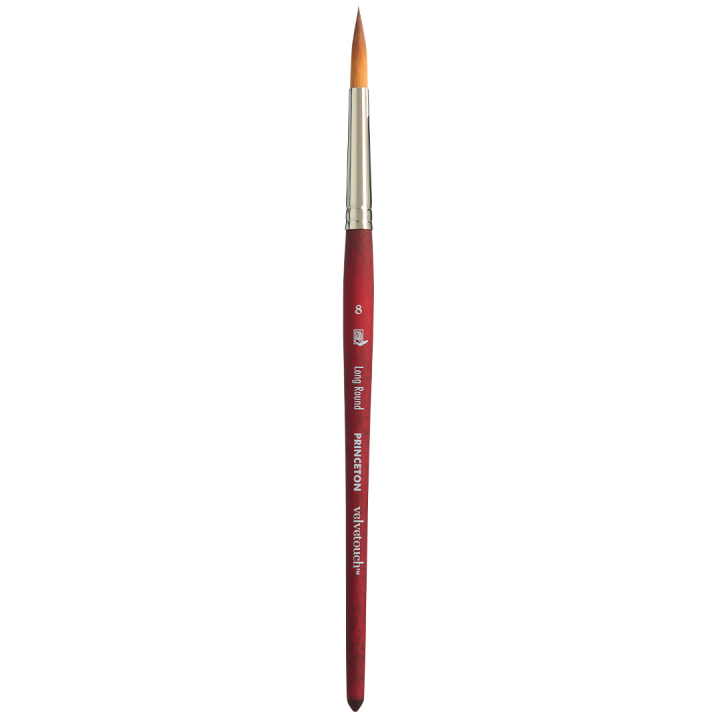 Velvetouch Synthetic Brush short handle Long Rund st 8 in the group Art Supplies / Brushes / Acrylic Brushes at Pen Store (132846)