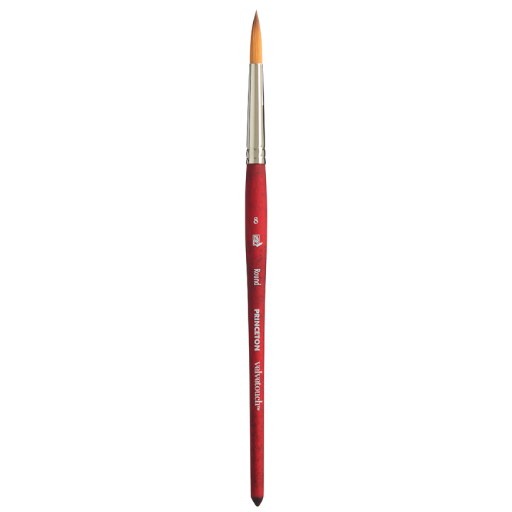 Velvetouch Synthetic Brush short handle Round St 8 in the group Art Supplies / Brushes / Acrylic Brushes at Pen Store (132851)