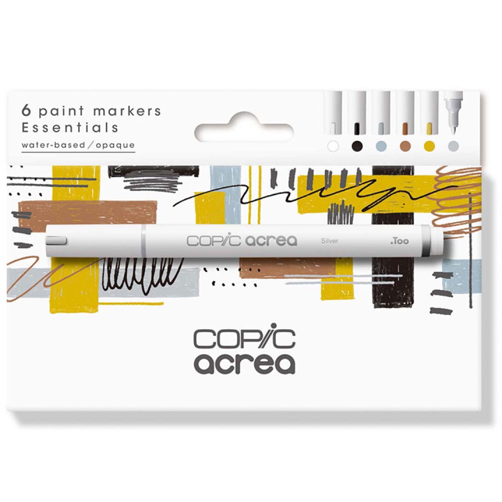 Acrea Paint Marker Set of 6 Essential Colours in the group Pens / Artist Pens / Illustration Markers at Pen Store (133045)