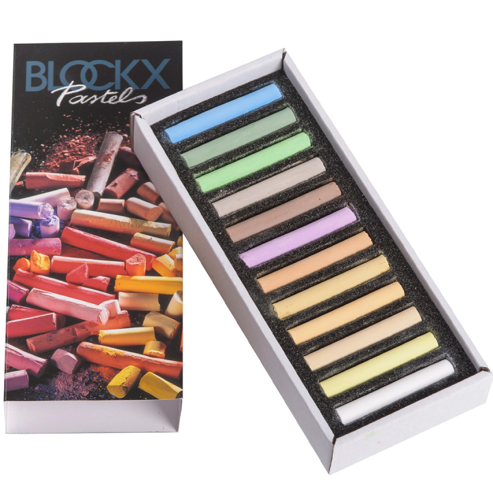 Soft Pastels Light 12-set in the group Art Supplies / Crayons & Graphite / Pastel Crayons at Pen Store (133364)