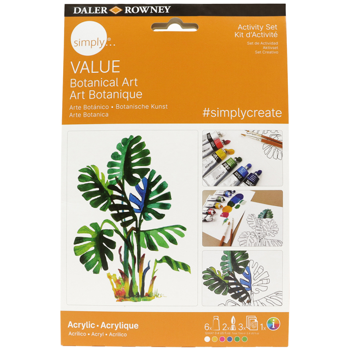 Simply Painting plants with acrylic paint step-by-step in the group Art Supplies / Artist colours / Acrylic Paint at Pen Store (133866)