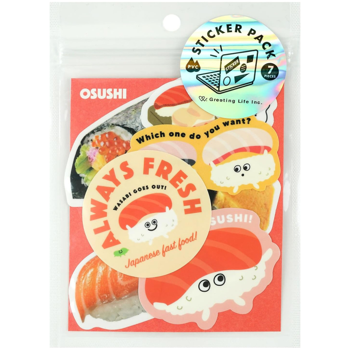 Sticker pack Sushi in the group Hobby & Creativity / Create / Stickers at Pen Store (134456)