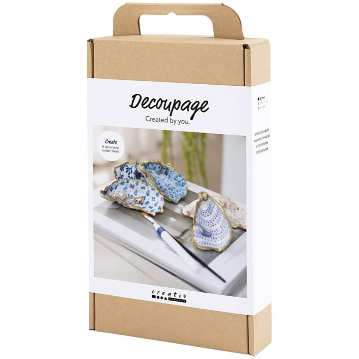 DIY Découpage-kit Oyster shells in the group Hobby & Creativity / Techniques / Decoupage at Pen Store (134608)