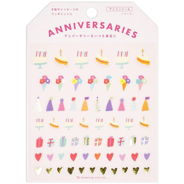 Planner Stickers Anniversary in the group Hobby & Creativity / Create / Stickers at Pen Store (134663)