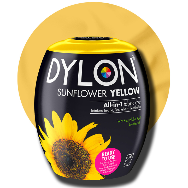 Pod All-in-1 Textile Dye Sunflower Yellow in the group Hobby & Creativity / Paint / Fabric Markers and Dye at Pen Store (134678)