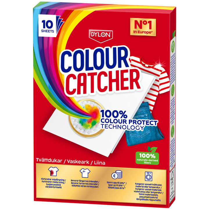 Colour Catcher 10 sheets in the group Hobby & Creativity / Paint / Fabric Markers and Dye at Pen Store (134680)