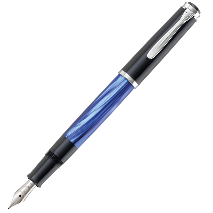 Classic M205 Fountain Pen Blue-marbled in the group Pens / Fine Writing / Fountain Pens at Pen Store (134774_r)