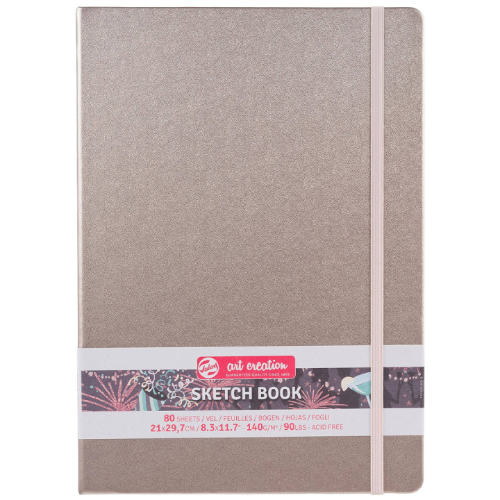 Sketchbook A4 Champagne Pink in the group Paper & Pads / Artist Pads & Paper / Sketchbooks at Pen Store (134863)