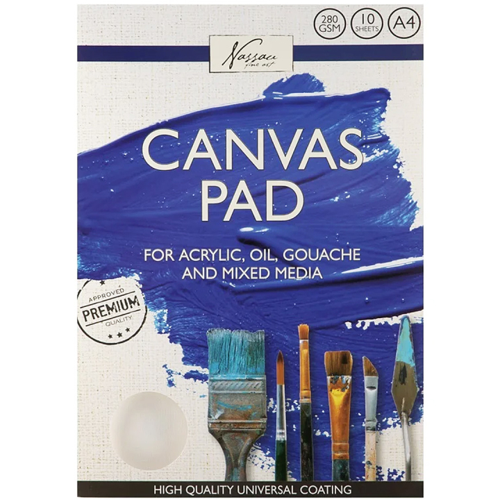 Canvas Pad A4 Cotton in the group Paper & Pads / Artist Pads & Paper / Acrylic Pads at Pen Store (134922)