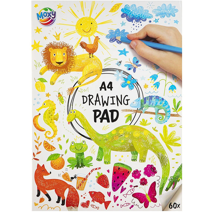 Kids Drawing Pad A4 60 Sheets in the group Kids / Fun and learning / Paper & Drawing Pad for Kids / Drawing paper for children  at Pen Store (134925)