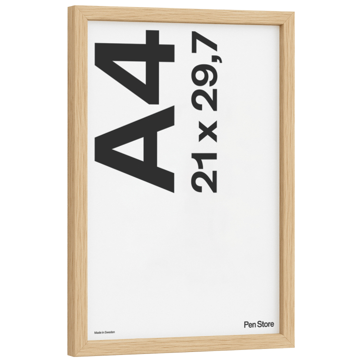 Oak Wood Frame 21x29,7 cm A4 in the group Hobby & Creativity / Organize / Frames / Oak frames at Pen Store (135058)