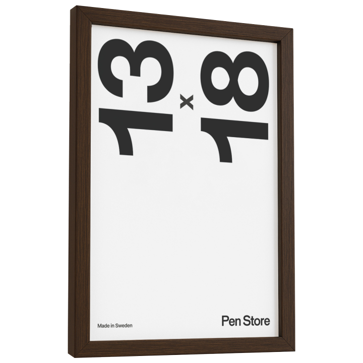 Wooden Frame Walnut Finish 13x18 cm in the group Hobby & Creativity / Organize / Frames / Walnut-coloured frames at Pen Store (135066)