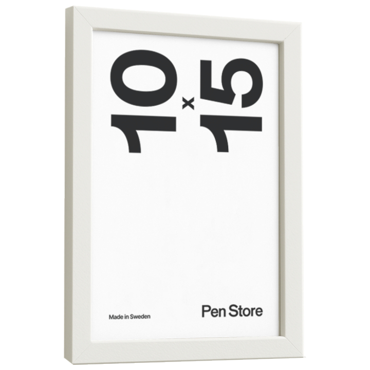 White Wooden Frame 10x15 cm in the group Hobby & Creativity / Organize / Frames / White frames at Pen Store (135089)