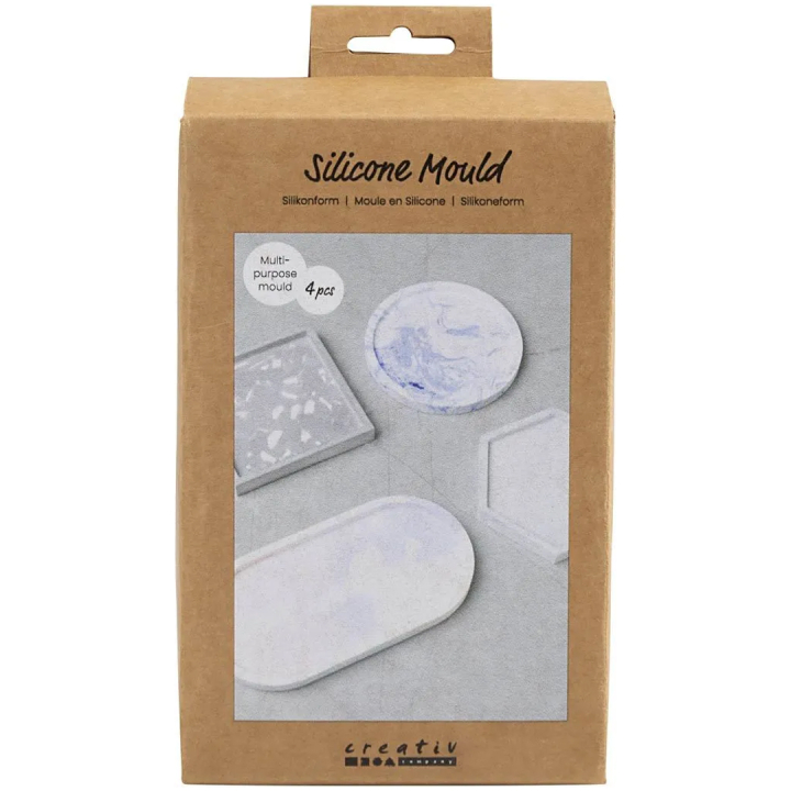 Silicone moulds Pack of 4 in the group Hobby & Creativity / Techniques / Molding at Pen Store (135419)