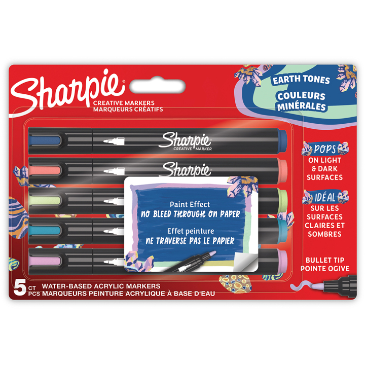Creative Marker Bullet Tip Pack of 5 in the group Pens / Artist Pens / Acrylic Markers at Pen Store (135430)