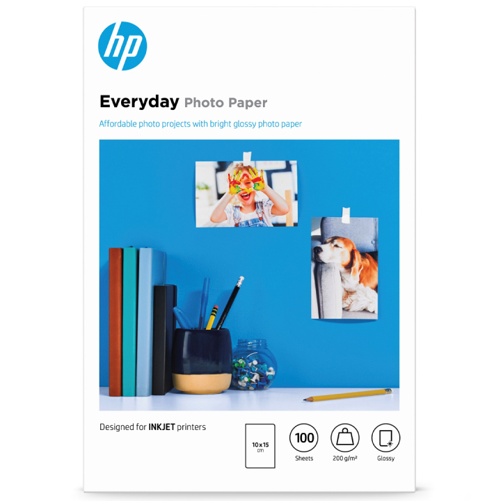 Everyday Glossy Photo Paper 10x15 cm 100 sheets 200g in the group Hobby & Creativity / Organize / Photo Paper at Pen Store (135551)