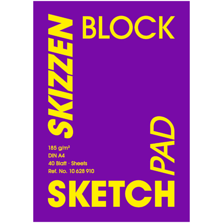 Sketch Pad A4 185g in the group Paper & Pads / Artist Pads & Paper / Drawing & Sketch Pads at Pen Store (135563)
