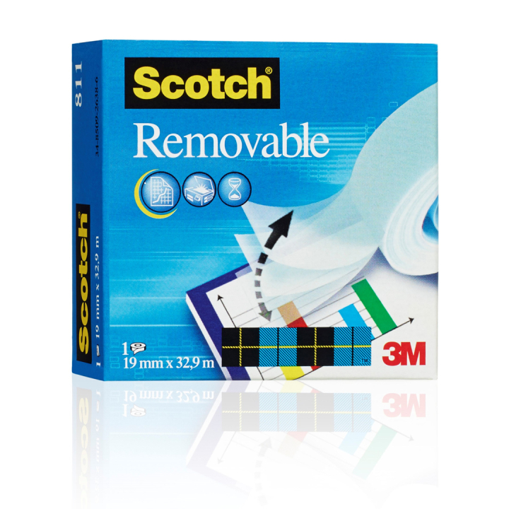 Scotch Tape 811 Removable 19 mm x 33 m in the group Hobby & Creativity / Hobby Accessories / Tape at Pen Store (135565)