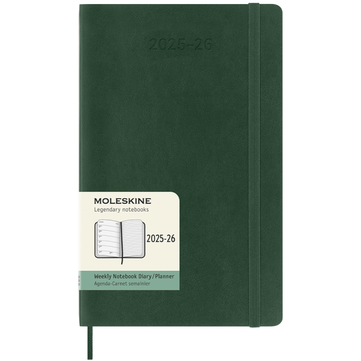 Planner 18M WeekNote Soft Cover Large Myrtle Green in the group Paper & Pads / Planners / 18-Month Planners at Pen Store (135603)