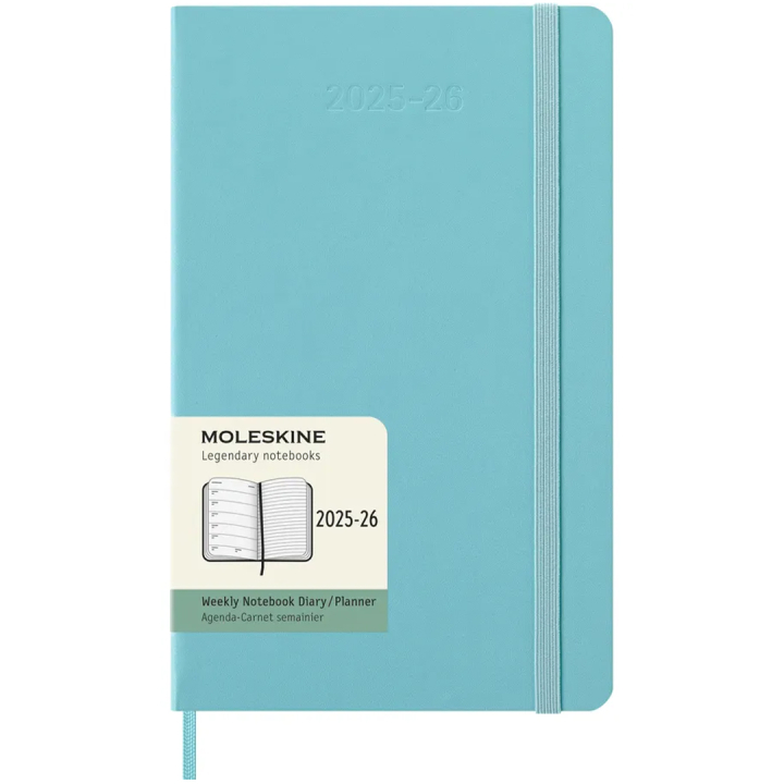 Planner 18M WeekNote Hard Cover Large Aquamarine in the group Paper & Pads / Planners / 18-Month Planners at Pen Store (135604)