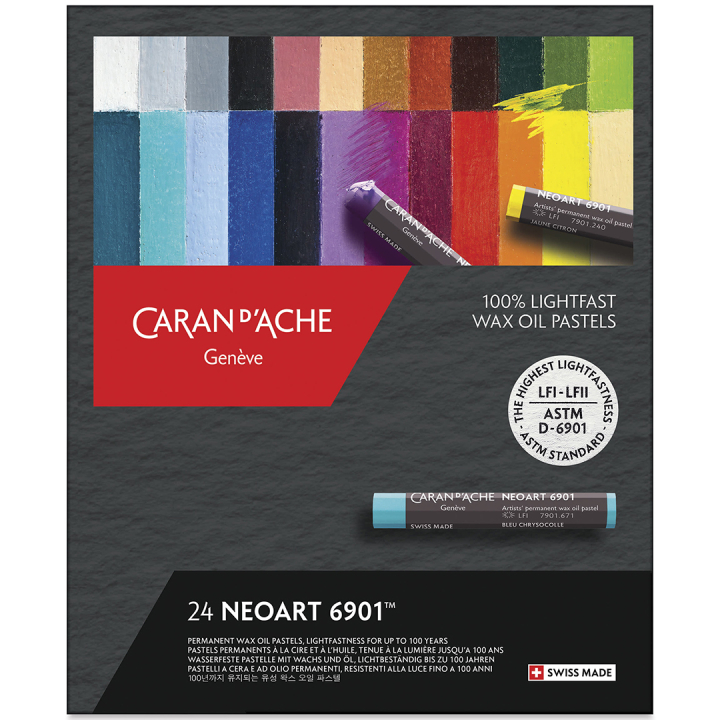Neoart wax and oil pastel 24-set in the group Art Supplies / Crayons & Graphite / Pastel Crayons at Pen Store (135635)