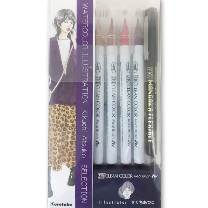 Clean Color Real Brush Illustration Set 8 pcs 2 in the group Pens / Artist Pens / Brush Pens at Pen Store (135664)