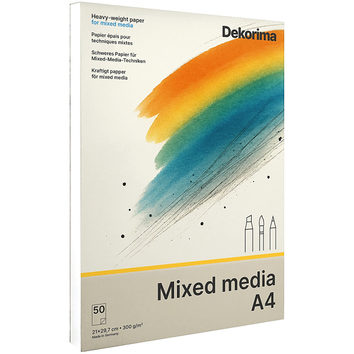 Mixed Media Pad A4 in the group Paper & Pads / Artist Pads & Paper / Mixed Media Pads at Pen Store (135676)