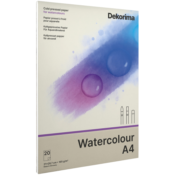 Watercolour Pad 165g A4 in the group Paper & Pads / Artist Pads & Paper / Watercolour Pads at Pen Store (135678)