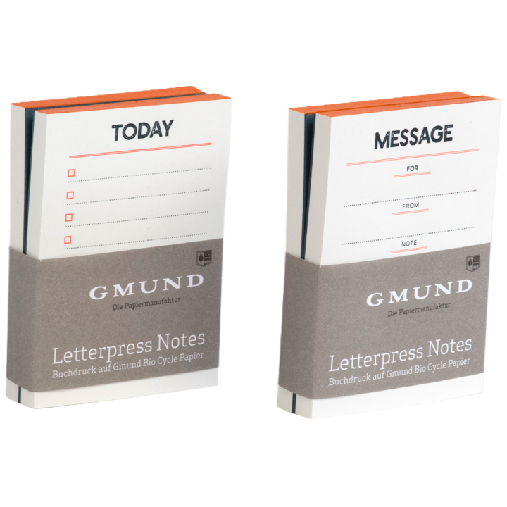 Letterpress Notes Set in the group Paper & Pads / Note & Memo / Post-it and notepads at Pen Store (135793)