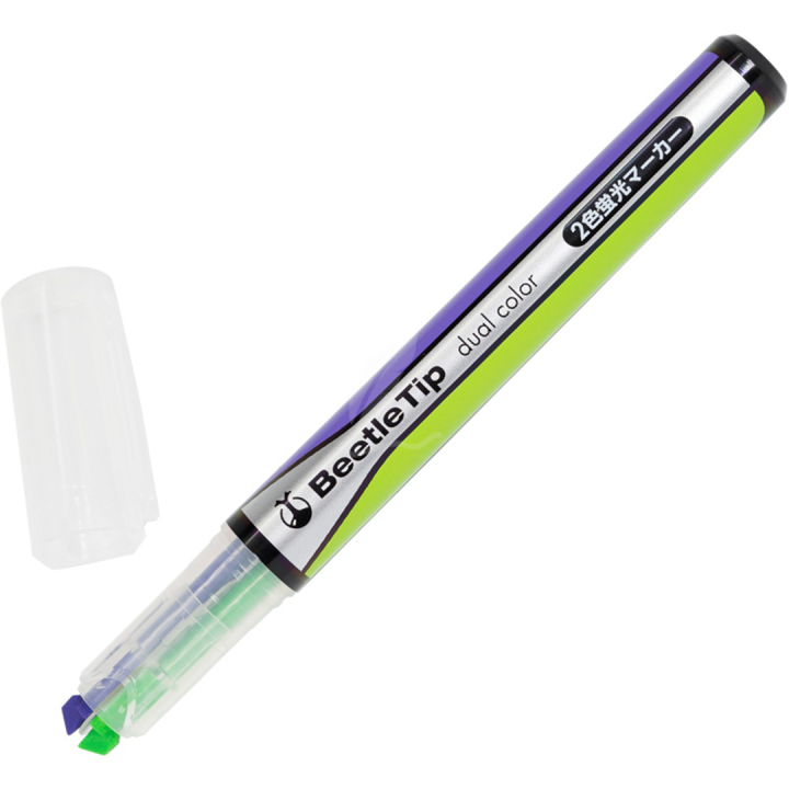 Highlighter two-colour Green/Purple in the group Pens / Office / Highlighters at Pen Store (135811)