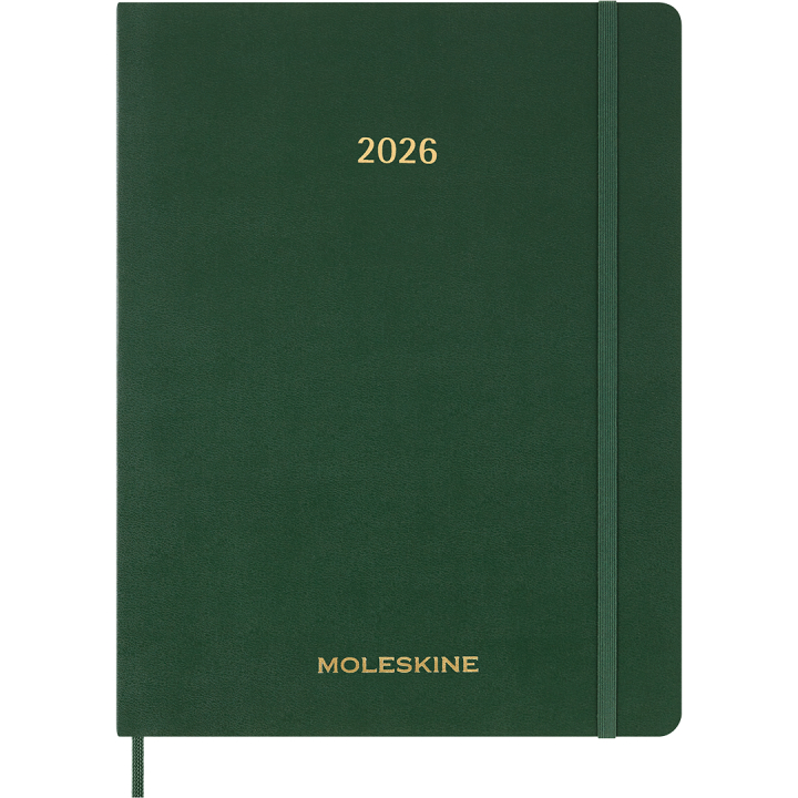 Planner 12M Weekly Vertical 2026 Hardcover XXL Myrtle Green in the group Paper & Pads / Planners / 12-Month Planners at Pen Store (136135)