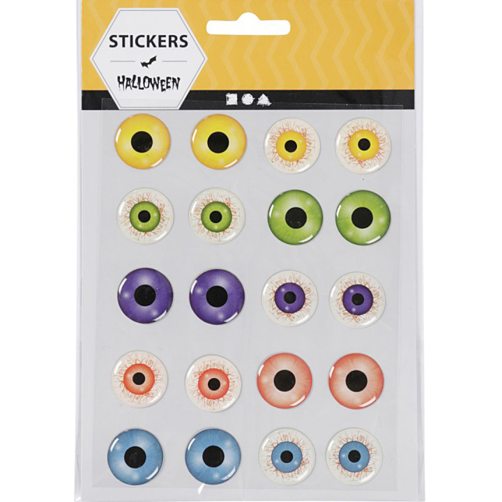 3D Eyes 20 mm in the group Hobby & Creativity / Holidays and seasons / Halloween at Pen Store (136210)
