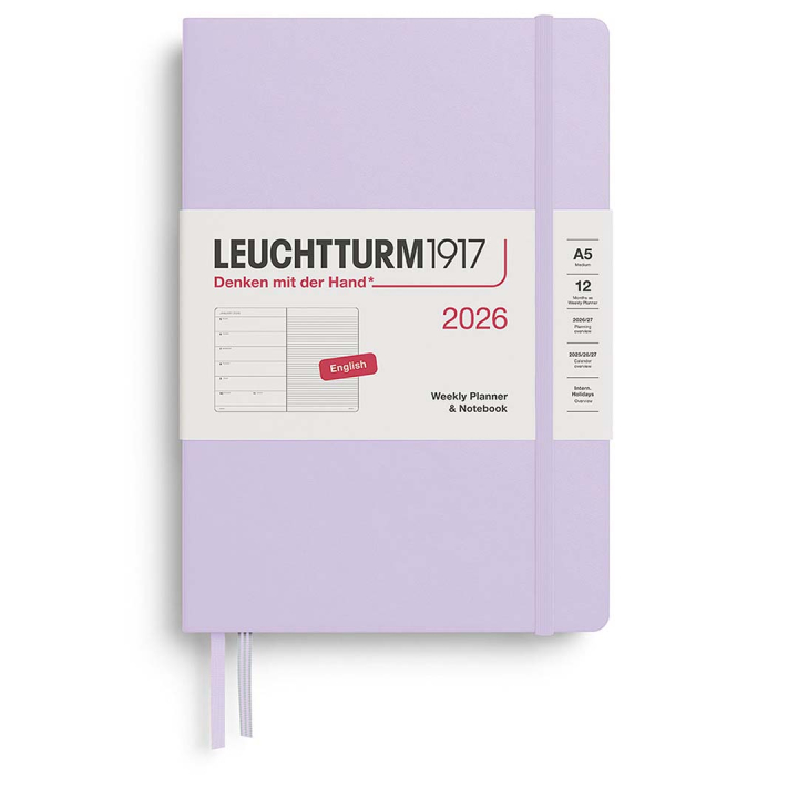 Planner Weekly Planner & Notebook 2026 A5 Lilac in the group Paper & Pads / Planners / 12-Month Planners at Pen Store (136218)