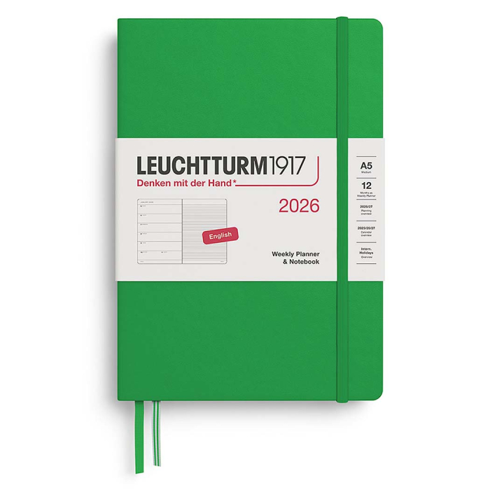 Planner Weekly Planner & Notebook 2026 A5 Spring Leaf in the group Paper & Pads / Planners / 12-Month Planners at Pen Store (136224)
