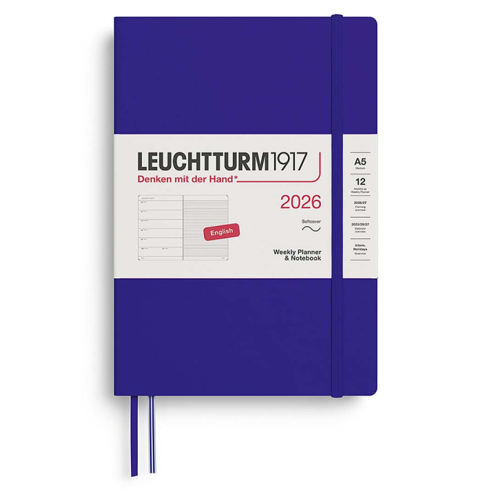 Planner Weekly Planner & Notebook 2026 A5 Soft Cover Ink in the group Paper & Pads / Planners / 12-Month Planners at Pen Store (136248)