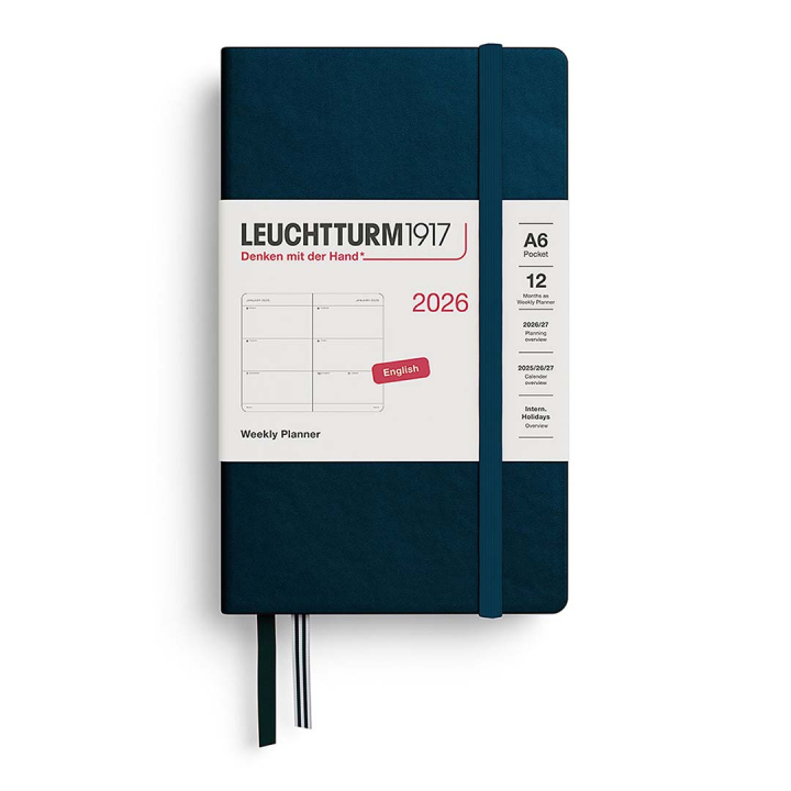 Planner Weekly Planner 2026 A6 Deep Sea in the group Paper & Pads / Planners / 12-Month Planners at Pen Store (136265)