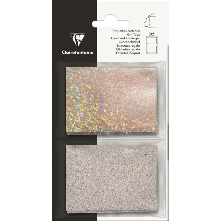 Glitter Label Silver in the group Hobby & Creativity / Holidays and seasons / Wrapping at Pen Store (136387)