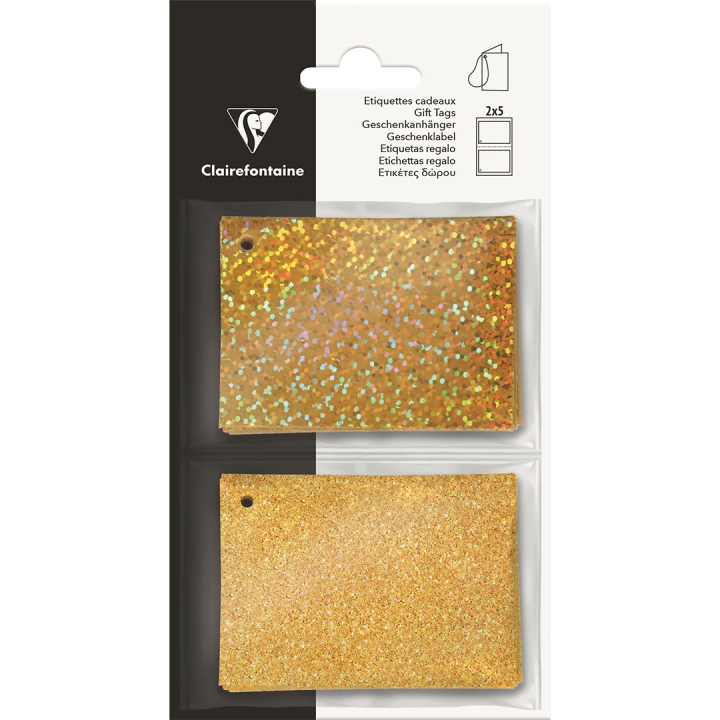 Glitter Label Gold in the group Hobby & Creativity / Holidays and seasons / Wrapping at Pen Store (136388)