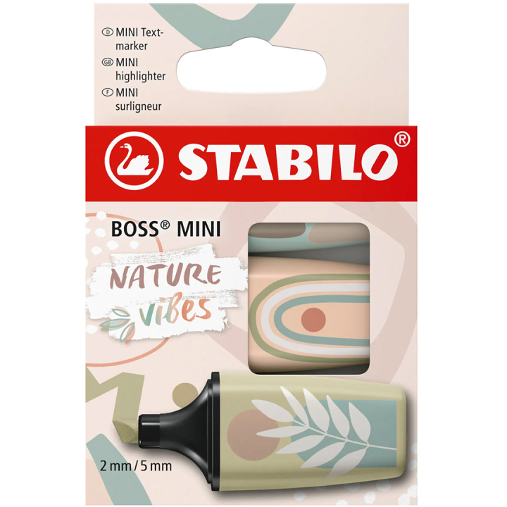 BOSS Mini Nature vibes 3-pack in the group Pens / Office / Highlighters at Pen Store (136802)