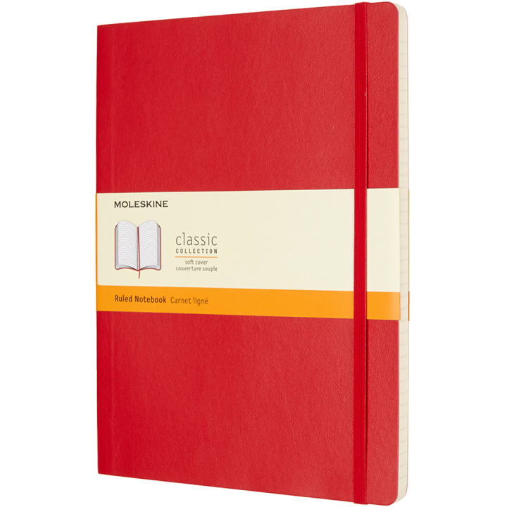 Classic Soft Cover Notebook XL Red in the group Paper & Pads / Note & Memo / Notebooks & Journals at Pen Store (136831_r)