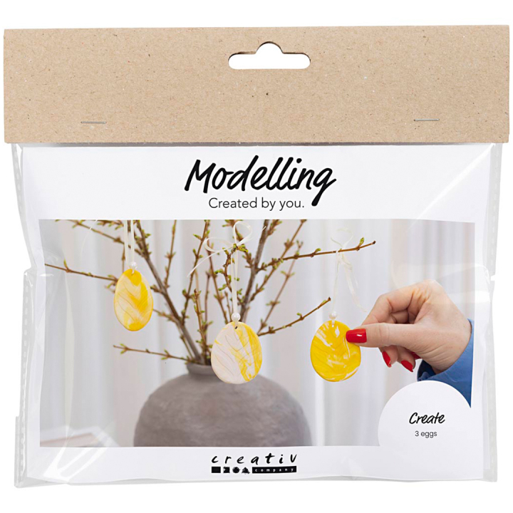DIY Kit Modelling Clay Eggs in the group Hobby & Creativity / Create / Crafts & DIY at Pen Store (137003)