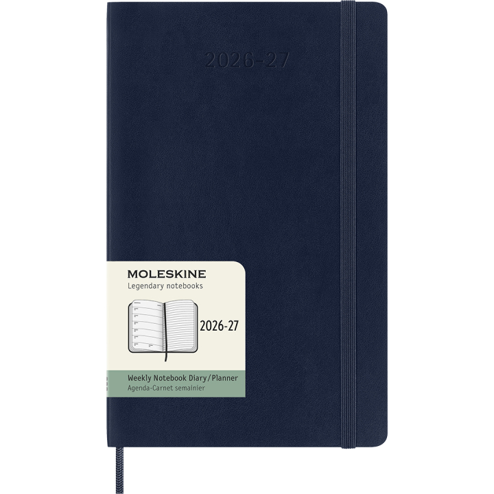 Planner 18M WeekNote Soft Cover Large Sapphire Blue in the group Paper & Pads / Planners / 18-Month Planners at Pen Store (137019)