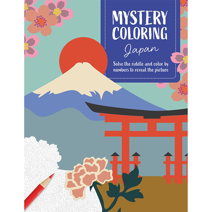 Mystery Coloring Japan in the group Hobby & Creativity / Books / Adult Coloring Books at Pen Store (137181)