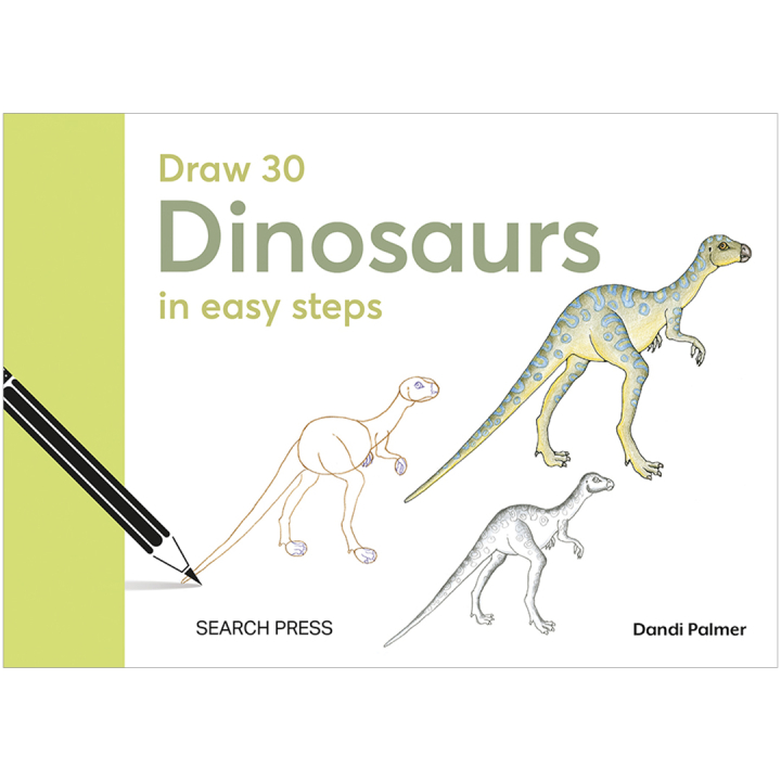 Draw 30: Dinosaurs in the group Hobby & Creativity / Books / Art Instruction Books at Pen Store (137212)